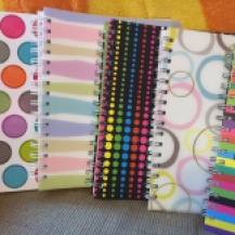Just some of the 3 subject notebooks that I use for everything!