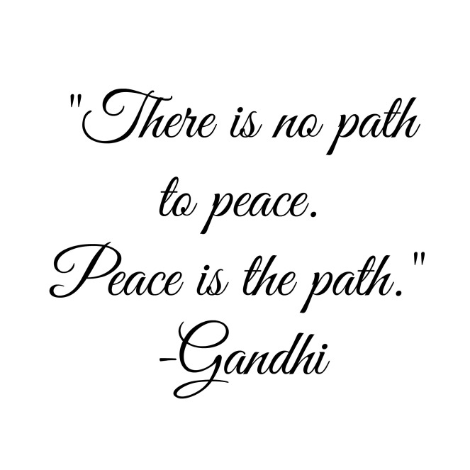 path to peace