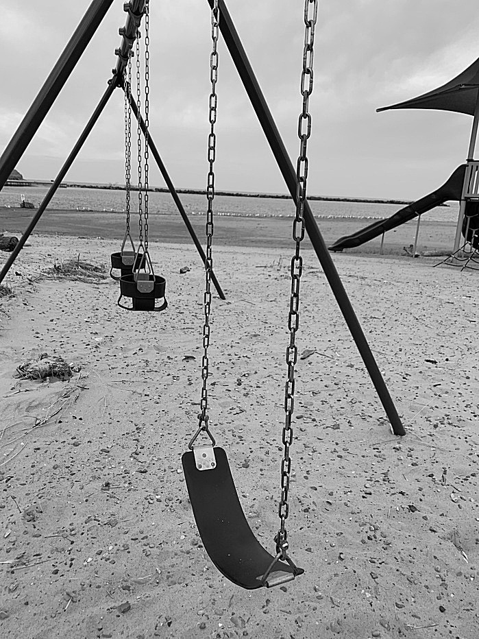 swings on the beach